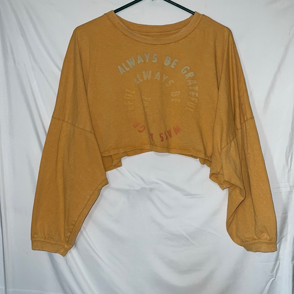 AE Oversized Lounge Cropped Long Sleeve